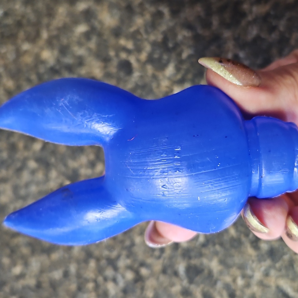 Vintage Plastic Bunnies Made In Hong Kong - Picture 2 of 11
